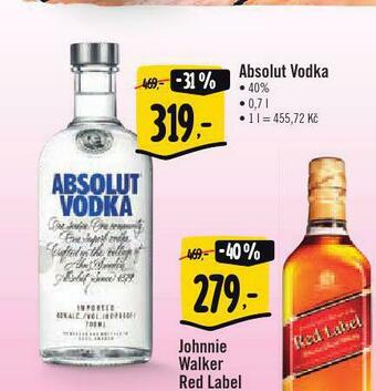 Albert Absolut vodka nabídka