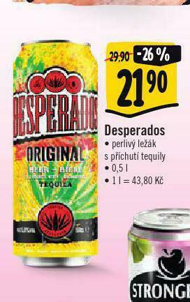 Albert Pivo desperados nabídka