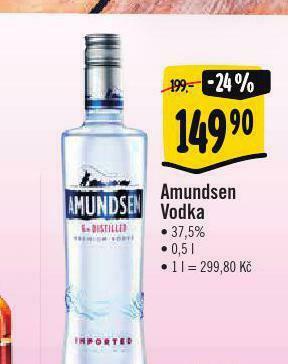 Albert Amundsen vodka nabídka