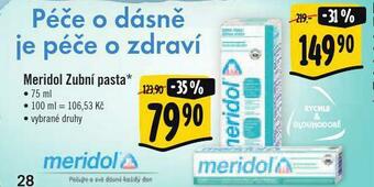 Albert Meridol zubní pasta nabídka