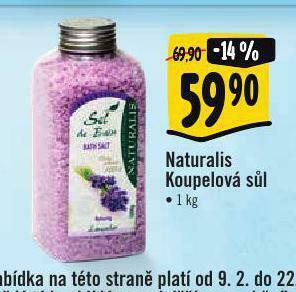 Albert Naturalis koupelová sůl nabídka