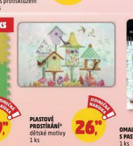 Penny Market Plastové prostírání nabídka