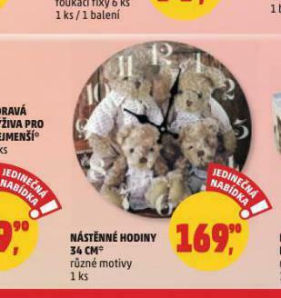 Penny Market Nástěnné hodiny nabídka