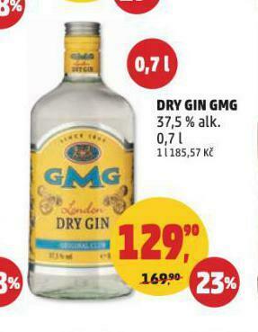 Penny Market Dry gin gmg nabídka