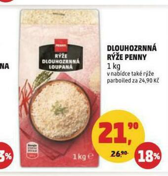Penny Market Dlouhozrnná rýže nabídka