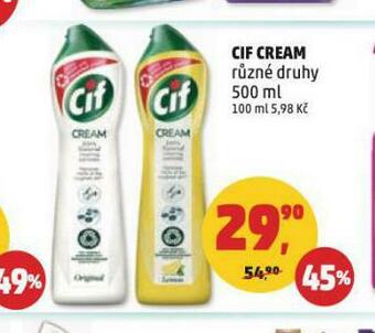 Penny Market Cif cream nabídka