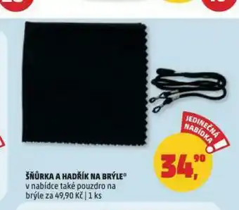 Penny Market Šnůrka a hadřík na brýle nabídka