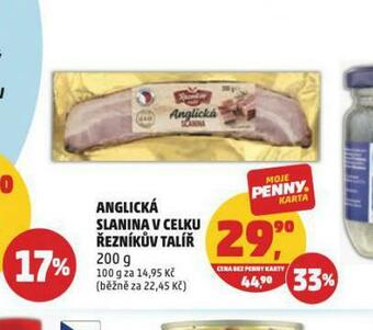 Penny Market Anglická slanina nabídka