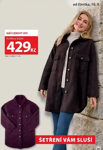 Košilový kabát