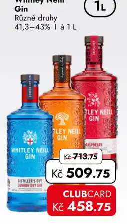 TRAVEL FREE Whitley Neill Gin nabídka