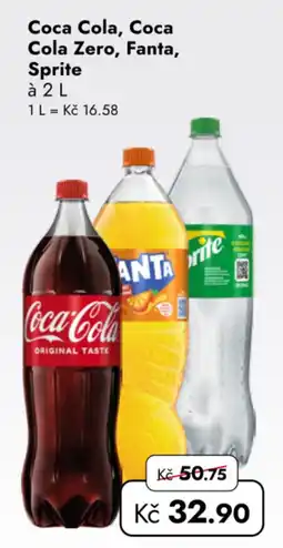 TRAVEL FREE Coca Cola, Coca Cola Zero, Fanta, Sprite nabídka