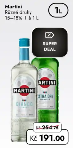 TRAVEL FREE Martini různé druhy nabídka