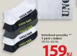 NKD Uncle Sam kotníkové ponožky nabídka