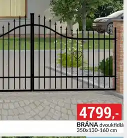 Baumax Brána dvoukřídlá nabídka