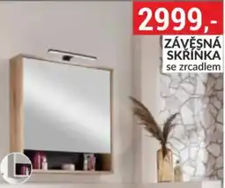 Baumax Závěsná skříňka se zrcadlem nabídka