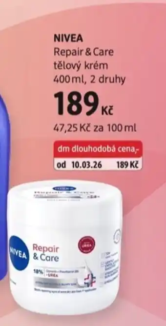 Nivea repair & care tělový krém