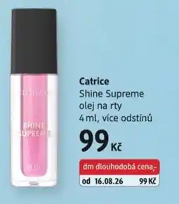 dm drogerie Catrice Shine Supreme olej na rty nabídka
