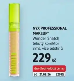 dm drogerie NyX Professional Makeup nabídka