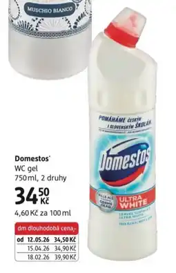 dm drogerie Domestos wc gel nabídka