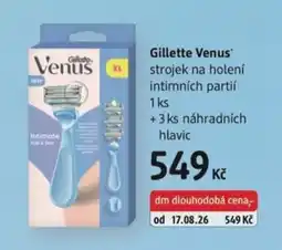 dm drogerie Gillette Venus strojek na holení intimních partií nabídka