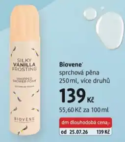 dm drogerie Biovene sprchová pěna nabídka