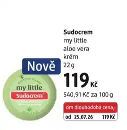 dm drogerie Sudocrem my little aloe vera krém nabídka