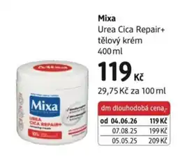 dm drogerie Mixa Urea Cica Repair+ tělový krém nabídka