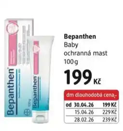 dm drogerie Bepanthen Baby ochranná mast nabídka