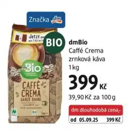 dm drogerie dmBio Caffé Crema nabídka