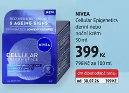 dm drogerie Nivea cellular epigenetics denní nebo noční krém nabídka