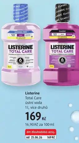 dm drogerie Listerine Total Care ústní voda nabídka