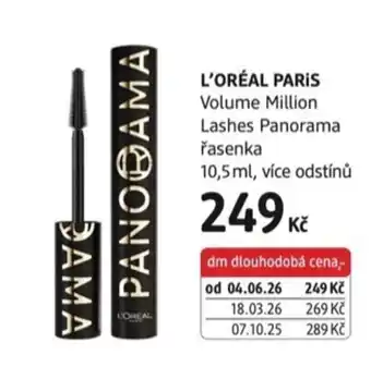 L'Oréal Paris Volume Million Lashes Panorama řasenka