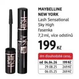 dm drogerie Maybelline New York Lash Sensational Sky High řasenka nabídka