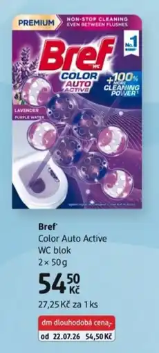 dm drogerie Bref Color Auto Active WC blok nabídka