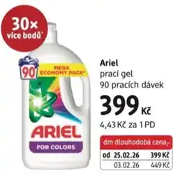 dm drogerie Ariel prací gel nabídka