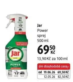 dm drogerie Jar power sprej nabídka
