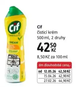 dm drogerie Cif čistící krém nabídka