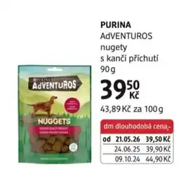 dm drogerie purina adventuros nuggets s kančí příchutí nabídka