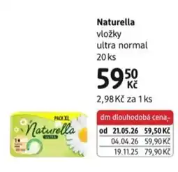 dm drogerie Naturella vložky ultra normal nabídka