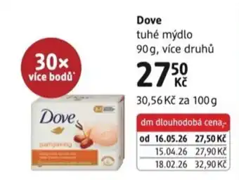 dm drogerie Dove tuhé mýdlo nabídka