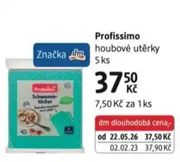 dm drogerie Profissimo houbové utěrky nabídka