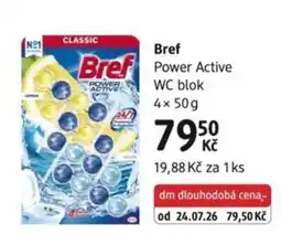 dm drogerie Bref Power Active WC blok nabídka