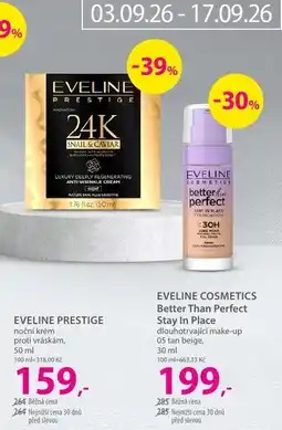 Hebe Eveline Prestige noční krém proti vráskám nabídka