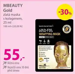 Hebe Mbeauty zlatá maska s kolagenem nabídka