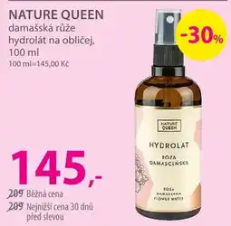 Hebe Nature Queen damaská růže hydrolát na obličej nabídka