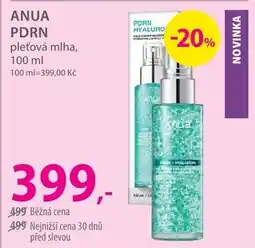 Hebe Anua pleťová mlha nabídka