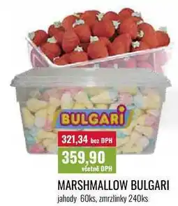 Ratio MARSHMALLOW BULGARI, jahody 60ks, zmrzlinky 240ks nabídka