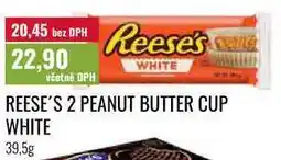 Ratio REESE'S 2 PEANUT BUTTER CUP WHITE nabídka