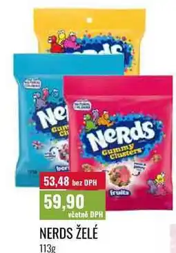 Ratio NERDS ŽELÉ nabídka