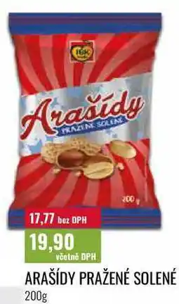 Ratio ARAŠÍDY PRAŽENÉ SOLENÉ nabídka